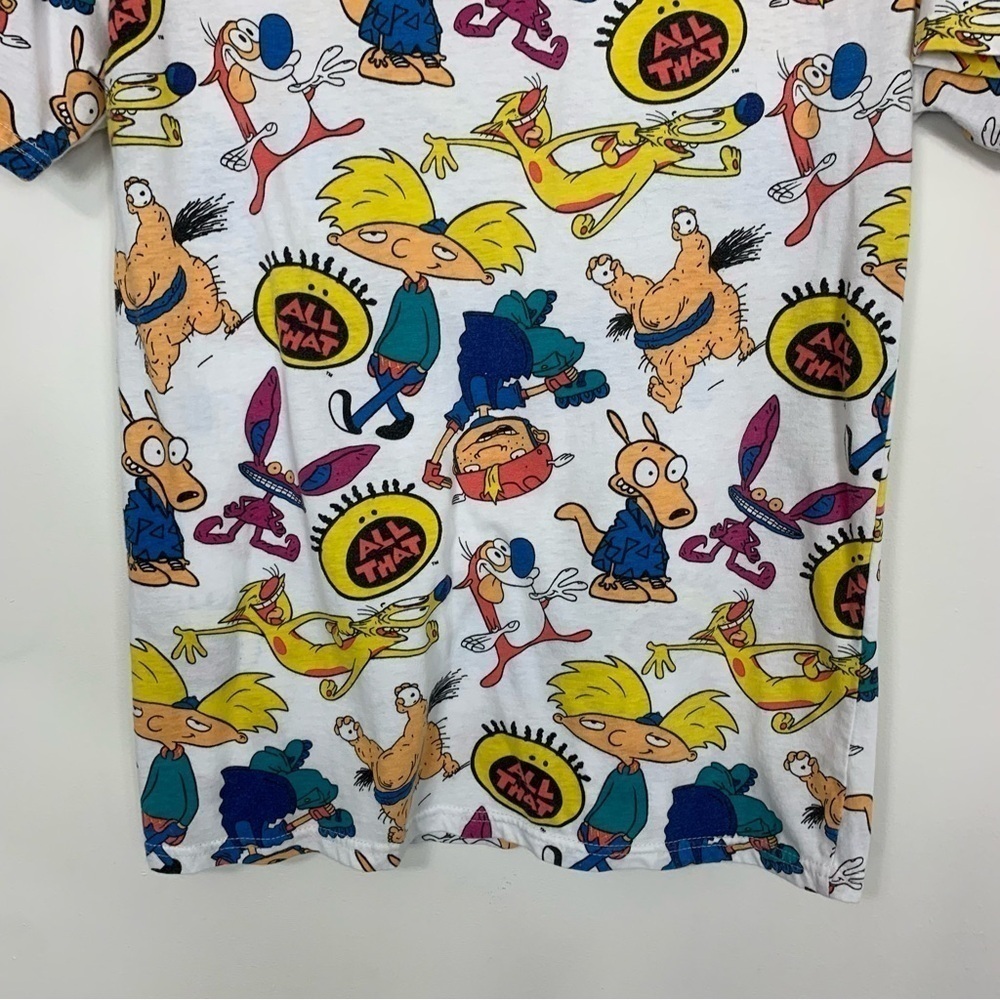 Nickelodeon 90s Cartoon Characters Graphic T-Shirt Size Small - Picture 7 of 8